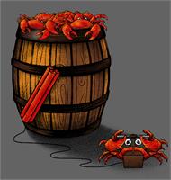 Crabs In A Barrel As Framed Poster