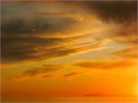 Golden Sunset At C As Framed Poster
