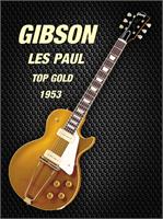 Gibson Les Paul Top Gold 1953 As Framed Poster