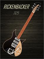 Rickenbacker 325 As Framed Poster