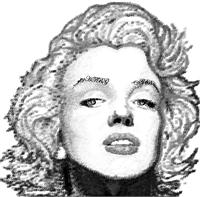 Marilyn Manroe As Framed Poster