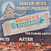 Vintage Wriggles Spearmint Gum Ad As Framed Poster