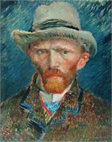 Van Gogh's Self Portrait As Framed Poster