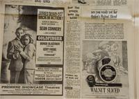 Vintage James Bond Newspaper Advertisement