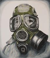 Gas Mask 2 As Greeting Card