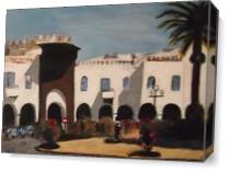 Plaza Espania Larache Morocco As Canvas
