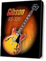 Wonderful Gibson ES-335 As Canvas