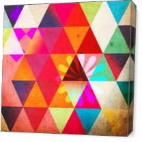 Geometric Dising - Gallery Wrap Plus