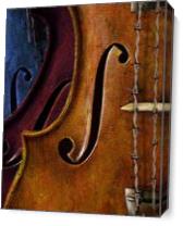 Violin Composition As Canvas
