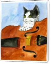 Kitten On Violin - Standard Wrap