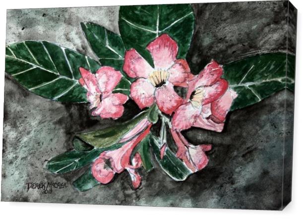 Desert Rose Flower Painting