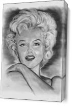 Marilyn Monroe As Canvas