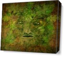 Green Man Mythology As Canvas