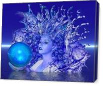 Blue Crystal - Gallery Wrap