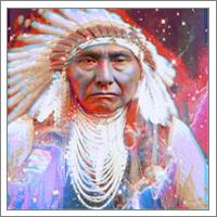Native American Crazy Horse - No-Wrap