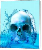 Skull In Water - Standard Wrap