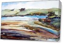 Tomales Bay Mud Flats - Gallery Wrap Plus
