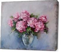 A Bouquet Of Peonies - Gallery Wrap