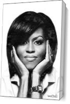 First Lady - Michelle As Canvas