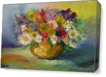 Love Bouquet As Canvas