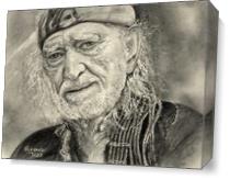 Willie Nelson As Canvas