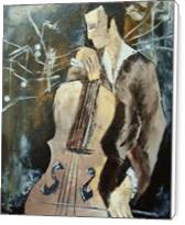 Cellist In Sepia - Standard Wrap