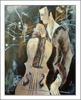 Cellist In Sepia - No-Wrap