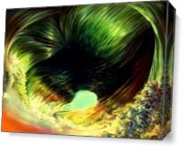 Hurricane Eye Abstract Wave As Canvas