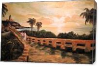 Sunset On The Island - Gallery Wrap