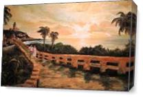 Sunset On The Island - Gallery Wrap Plus