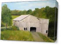The Old Barn As Canvas
