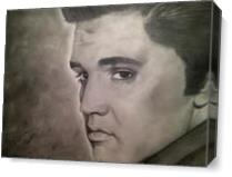 Elvis Presley As Canvas