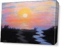 Florida Sunrise As Canvas