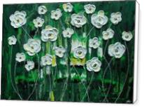 Emerald Rain Blossoms - Standard Wrap