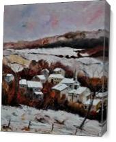 Snow In Ouroy - Gallery Wrap Plus