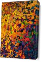 Colorful Abstract Art As Canvas