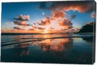 Sunset At The Beach - Gallery Wrap