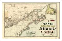 Map Of Trinity Bay, Telegraph Station Of The Atlantic-Cable (1901) - No-Wrap