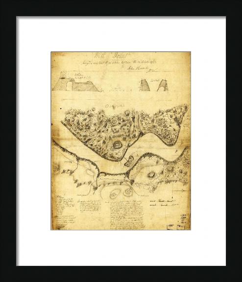 Original West Point Survey Map October 24th-27th 1783