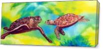 Sea Turtles As Canvas