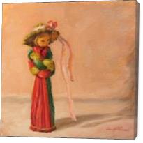 Una Cinta Rosa En El Sombrero - Gallery Wrap