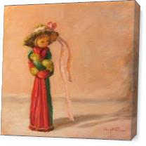 Una Cinta Rosa En El Sombrero - Gallery Wrap Plus