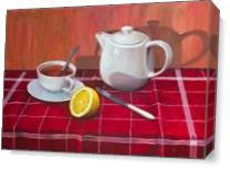 Tea With Lemon Comp.#3 As Canvas
