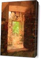 Windows Through An Old Stone Sugar Mill St John USVI Photograph By Roupen Baker - Gallery Wrap Plus