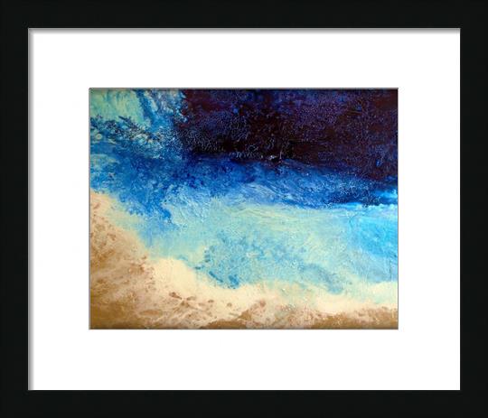 Large Textural Contemporary Abstract Beach Painting REVERIE