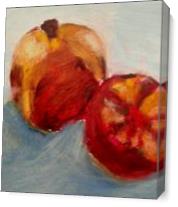 Ripe Pomegranate As Canvas