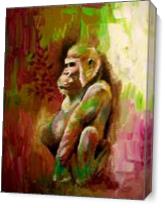 Gorilla As Canvas