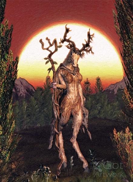 Incarnations Of The Wilderness I - ' The Druidess '