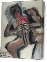 A Study Of Goya's Saturn Devouring His Son. - Gallery Wrap Plus