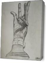 Hand Of Liberty As Canvas